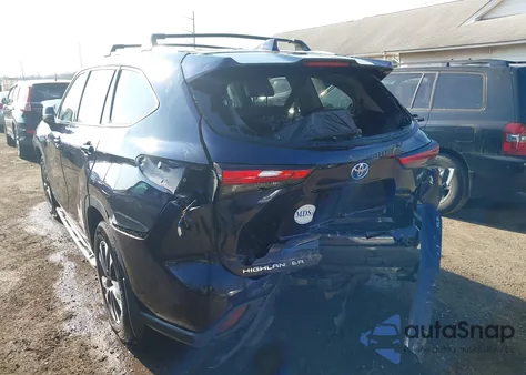 2020 Toyota Highlander Hybrid Xle z USA, uszkodzony, nr VIN 5TDGBRCH5LS512417